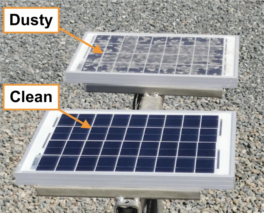 Ángulo ideal para paneles solares en desiertos maximiza energía y combate el polvo