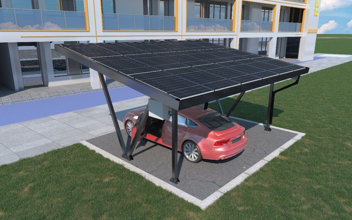 Mibet revoluciona el mercado con su carport solar impermeable y sistema de drenaje avanzado