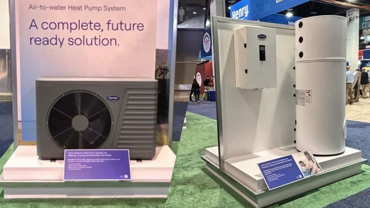 Carrier revoluciona la climatización residencial en Norteamérica con su primera bomba de calor aire-agua con R32